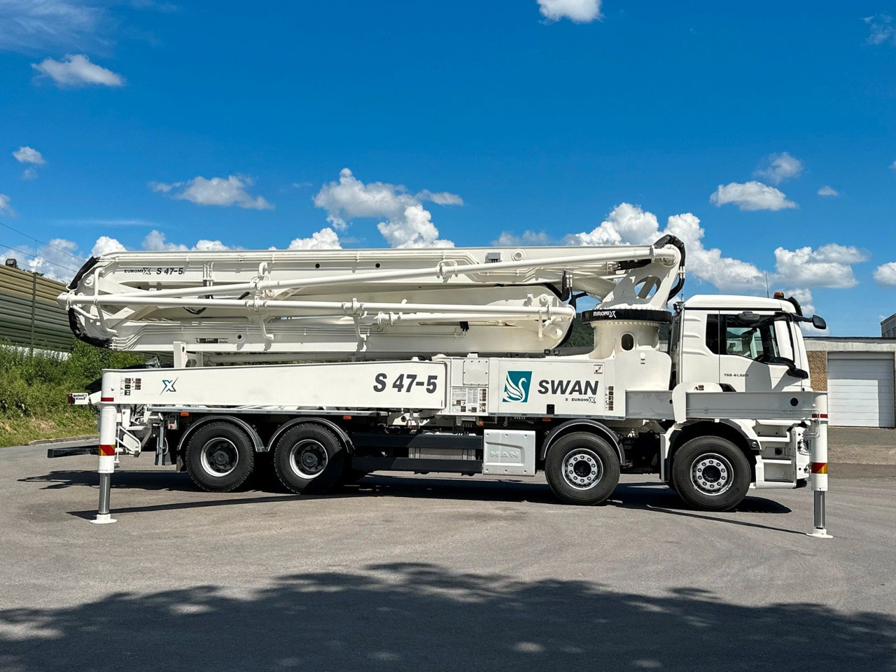 Volvo FMX 500 8x4 SWAN 47m Betonpumpe EuromixMTP - 콘크리트 펌프 트럭 : 사진 3 Volvo FMX 500 8x4 SWAN 47m Betonpumpe EuromixMTP - 콘크리트 펌프 트럭 : 사진 3