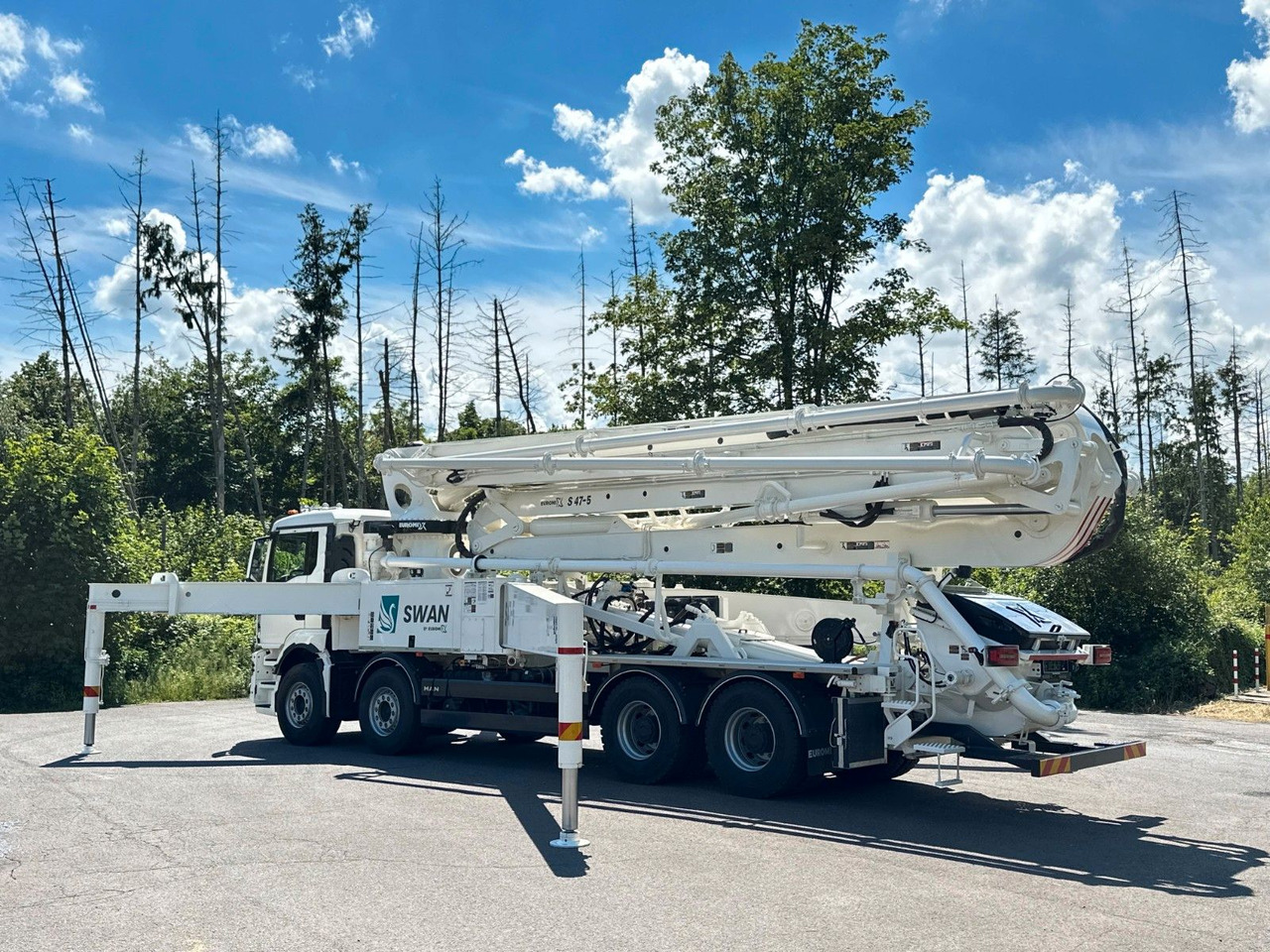 Volvo FMX 500 8x4 SWAN 47m Betonpumpe EuromixMTP - 콘크리트 펌프 트럭 : 사진 2 Volvo FMX 500 8x4 SWAN 47m Betonpumpe EuromixMTP - 콘크리트 펌프 트럭 : 사진 2