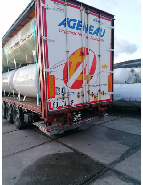 Curtain semi-trailer with used aboveground 2700 &4850L tanks Gas, Gaz, LPG, GPL, Propane, Butane tank ID 8.370 - 유조 세미 트레일러 : 사진 3 Curtain semi-trailer with used aboveground 2700 &4850L tanks Gas, Gaz, LPG, GPL, Propane, Butane tank ID 8.370 - 유조 세미 트레일러 : 사진 3
