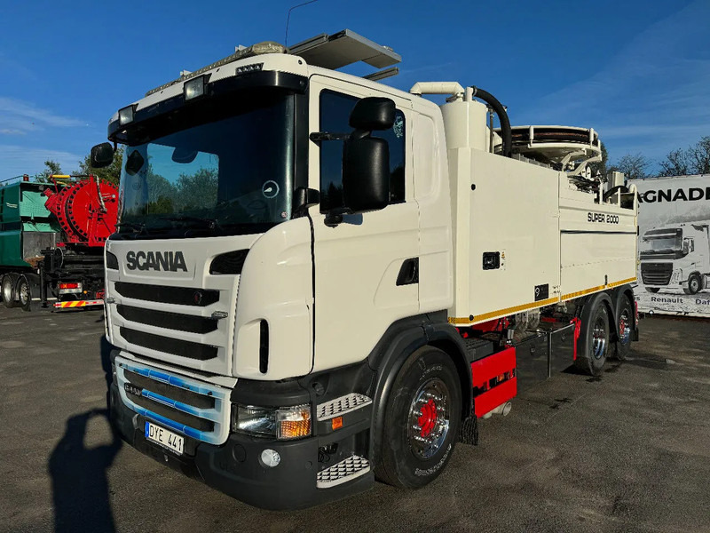 Scania G440 6x2*4, Euro 6, Wiedemann Super 2000 (6+4,5m3) + Recycler, 2013 - 진공 흡입 트럭 : 사진 3 Scania G440 6x2*4, Euro 6, Wiedemann Super 2000 (6+4,5m3) + Recycler, 2013 - 진공 흡입 트럭 : 사진 3