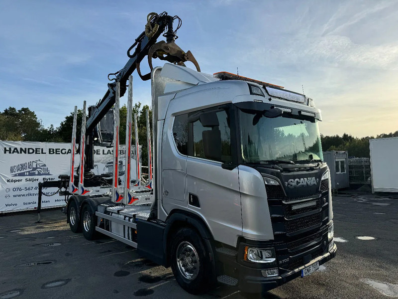Scania R730 V8 6X4, Retarder,Timber-truck + Kesla 4x2-manual, 2020 - 목재 트럭, 크레인 트럭 : 사진 1 Scania R730 V8 6X4, Retarder,Timber-truck + Kesla 4x2-manual, 2020 - 목재 트럭, 크레인 트럭 : 사진 1
