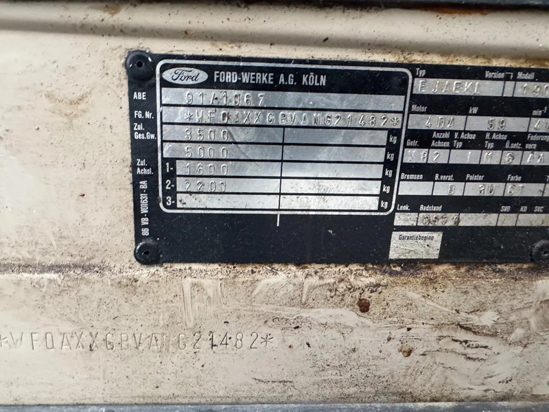 플랫베드 밴 Ford Transit **BELGIAN ORIGINE-DIESEL** : 사진 18 플랫베드 밴 Ford Transit **BELGIAN ORIGINE-DIESEL** : 사진 18