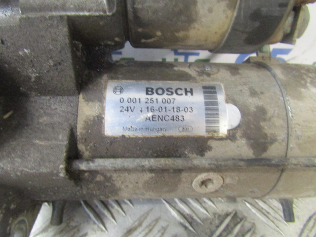 DAF LF 220 STARTER MOTOR BOSCH P/NO 0-001 251 007 - 전기 설비 트럭 용 : 사진 2 DAF LF 220 STARTER MOTOR BOSCH P/NO 0-001 251 007 - 전기 설비 트럭 용 : 사진 2