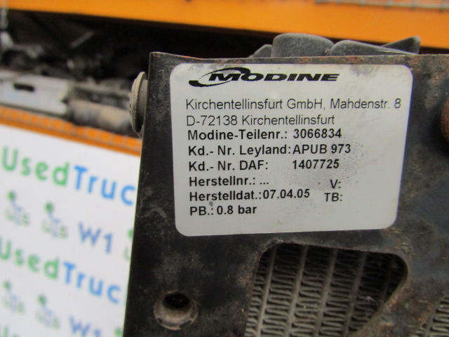 DAF LF 55 RADIATOR P/NO 3066834 - 라디에이터 트럭 용 : 사진 2 DAF LF 55 RADIATOR P/NO 3066834 - 라디에이터 트럭 용 : 사진 2