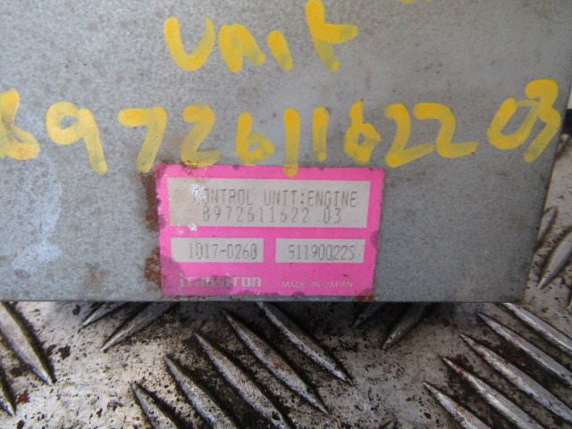 ISUZU NQR ENGINE CONTROL UNIT P/NO 8972611622 03 - ECU 트럭 용 : 사진 2 ISUZU NQR ENGINE CONTROL UNIT P/NO 8972611622 03 - ECU 트럭 용 : 사진 2