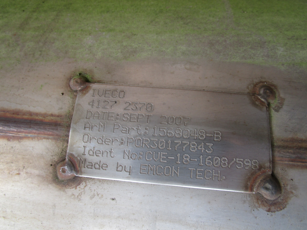 IVECO TREKKER CURSOR DPF / EXHAUST PART NO 4127-2370 - 배기 시스템 트럭 용 : 사진 4 IVECO TREKKER CURSOR DPF / EXHAUST PART NO 4127-2370 - 배기 시스템 트럭 용 : 사진 4