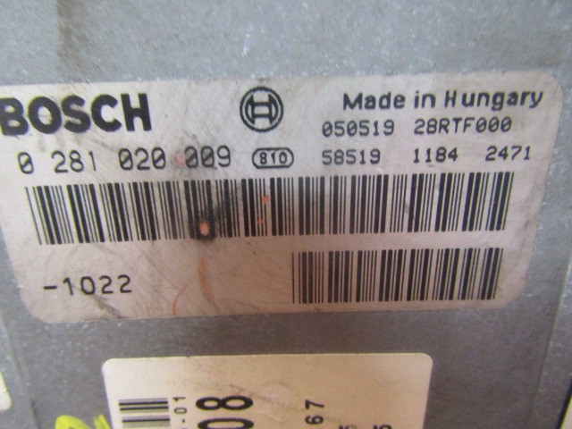 MAN M2000 SERIES 220 ENGINE ECU BOSCH P/NO 0.281020009 - ECU 트럭 용 : 사진 3 MAN M2000 SERIES 220 ENGINE ECU BOSCH P/NO 0.281020009 - ECU 트럭 용 : 사진 3