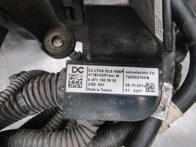 MERCEDES ACTROS MP4 OM471-6 ENGINE ECU WIRING HARNESS P/NO 471 150 5956 - 전기 설비 트럭 용 : 사진 2 MERCEDES ACTROS MP4 OM471-6 ENGINE ECU WIRING HARNESS P/NO 471 150 5956 - 전기 설비 트럭 용 : 사진 2