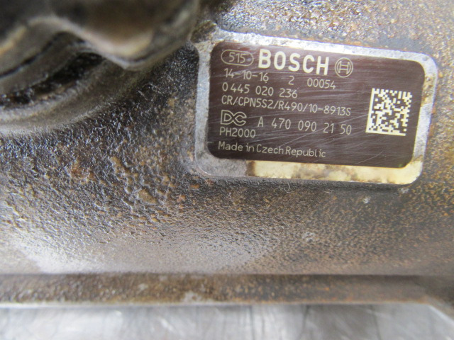 MERCEDES ACTROS MP4 OM471-6 FUEL PUMP BOSCH P/NO 445020236 , MERCEDES P/NO A4700902150 - 연료 시스템 트럭 용 : 사진 2 MERCEDES ACTROS MP4 OM471-6 FUEL PUMP BOSCH P/NO 445020236 , MERCEDES P/NO A4700902150 - 연료 시스템 트럭 용 : 사진 2