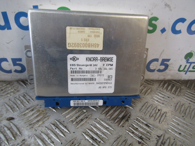 VOLVO FE EBS ECU P/NO 0486106 085 - ECU 트럭 용 : 사진 1 VOLVO FE EBS ECU P/NO 0486106 085 - ECU 트럭 용 : 사진 1