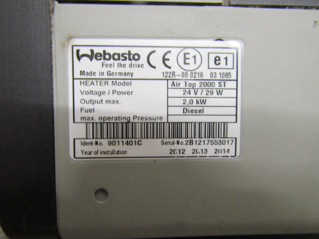 WEBASTO ST2000 AIR DROP NIGHT HEATER ALSO 2000S & LARGE CHOICE AVAILABLE - 운전실 및 내부 트럭 용 : 사진 3 WEBASTO ST2000 AIR DROP NIGHT HEATER ALSO 2000S & LARGE CHOICE AVAILABLE - 운전실 및 내부 트럭 용 : 사진 3