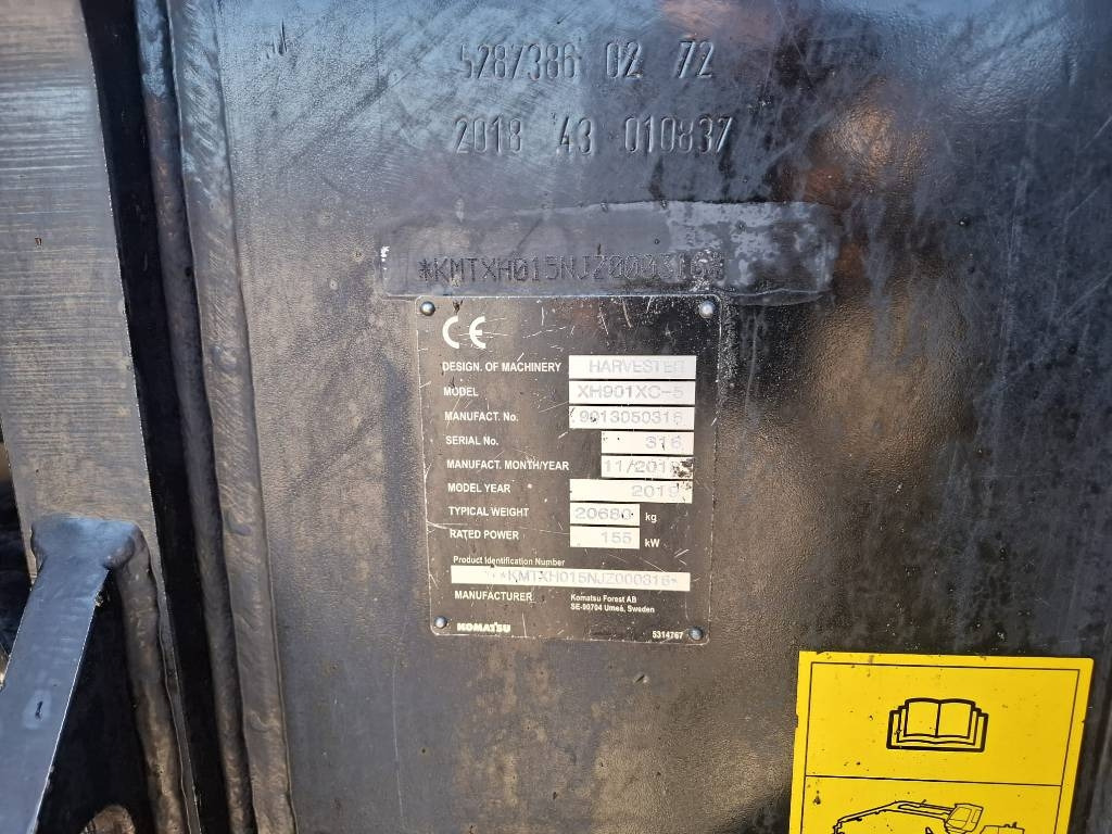 Komatsu 901 XC - 산림용 수확기 : 사진 5 Komatsu 901 XC - 산림용 수확기 : 사진 5