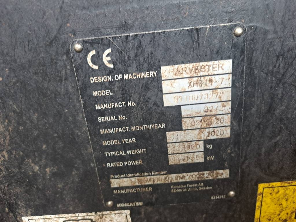 Komatsu 911 - 산림용 수확기 : 사진 2 Komatsu 911 - 산림용 수확기 : 사진 2