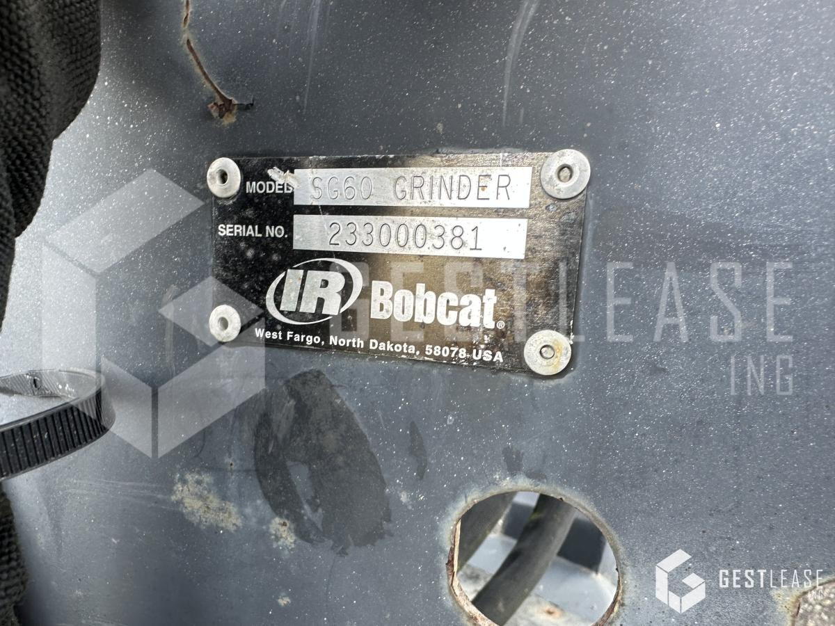 BOBCAT SG60 GRINDER ROGNEUSE DE SOUCHE - 그루터기 그라인더 : 사진 4 BOBCAT SG60 GRINDER ROGNEUSE DE SOUCHE - 그루터기 그라인더 : 사진 4