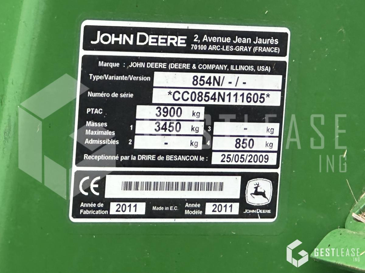 John Deere 854 ROTOFLOW - 원형 베일러 : 사진 5 John Deere 854 ROTOFLOW - 원형 베일러 : 사진 5