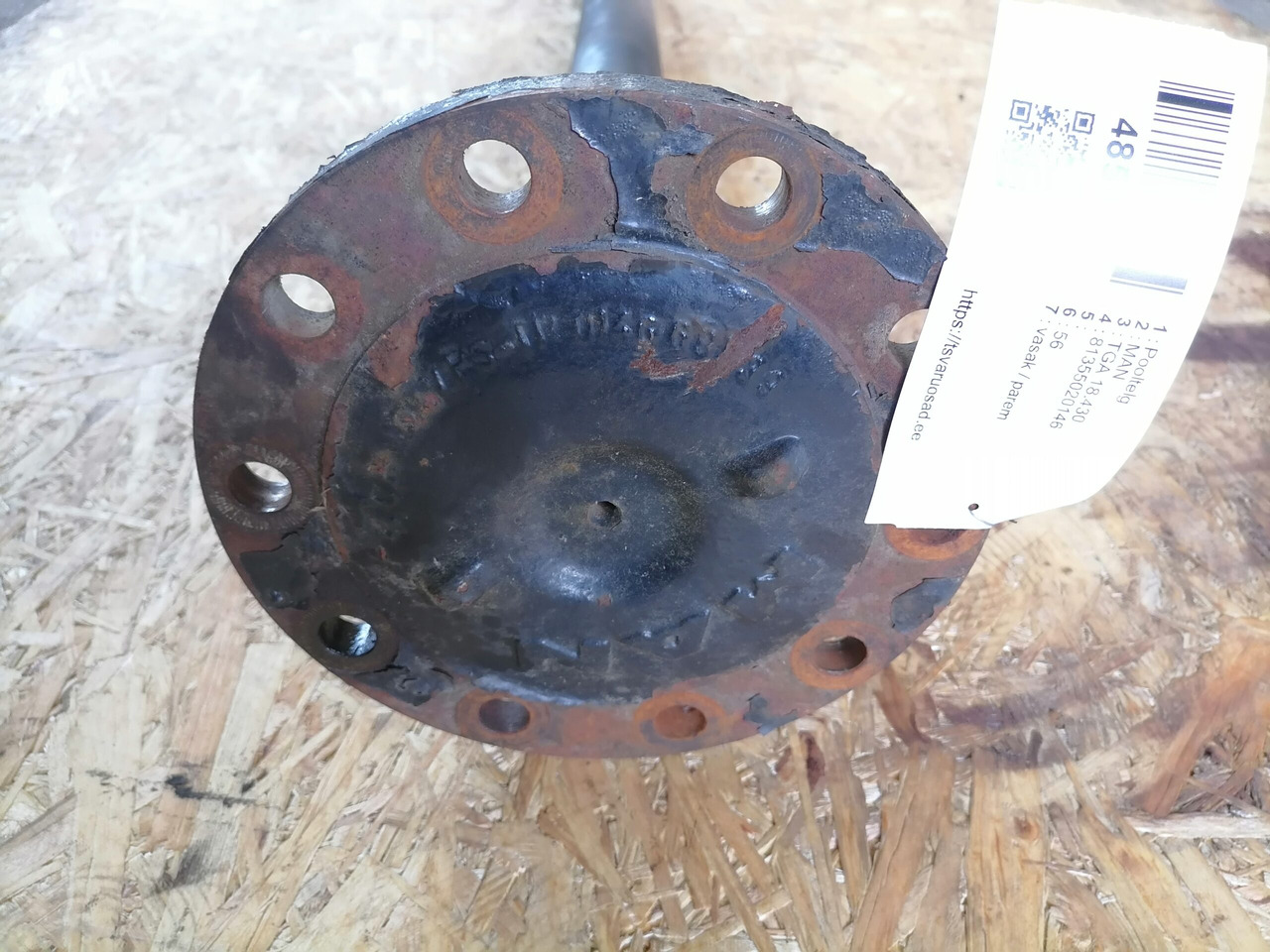 MAN Drive shaft 81355020146 - 드라이브 축 트럭 용 : 사진 4 MAN Drive shaft 81355020146 - 드라이브 축 트럭 용 : 사진 4