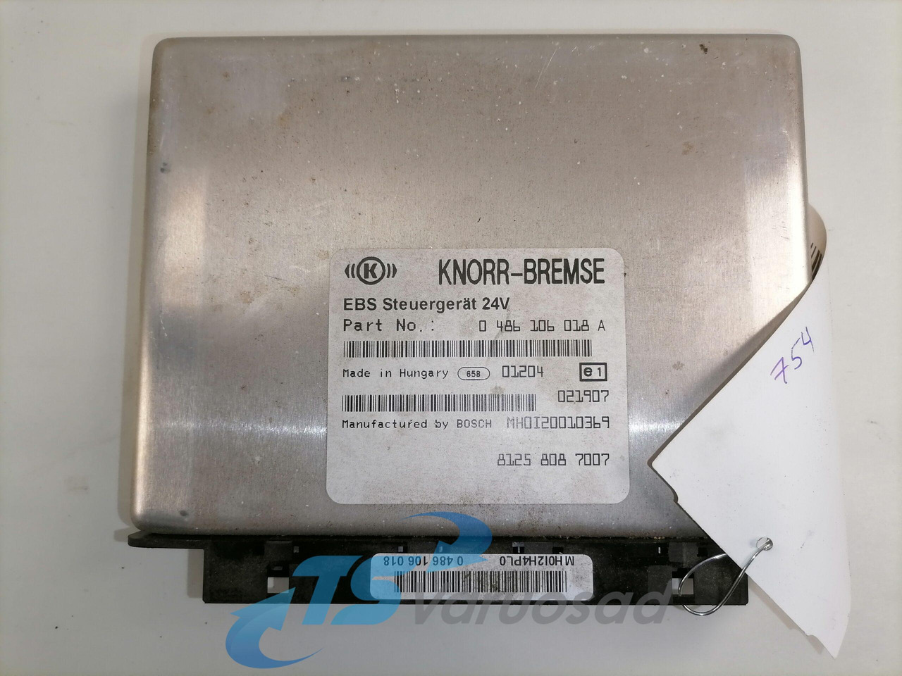 MAN Ecu, EBS 81258087007 - ECU 트럭 용 : 사진 3 MAN Ecu, EBS 81258087007 - ECU 트럭 용 : 사진 3