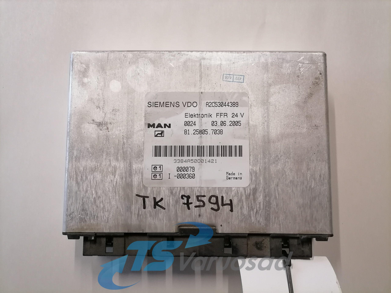 MAN Ecu, FFR 81258057038 - ECU 트럭 용 : 사진 1 MAN Ecu, FFR 81258057038 - ECU 트럭 용 : 사진 1