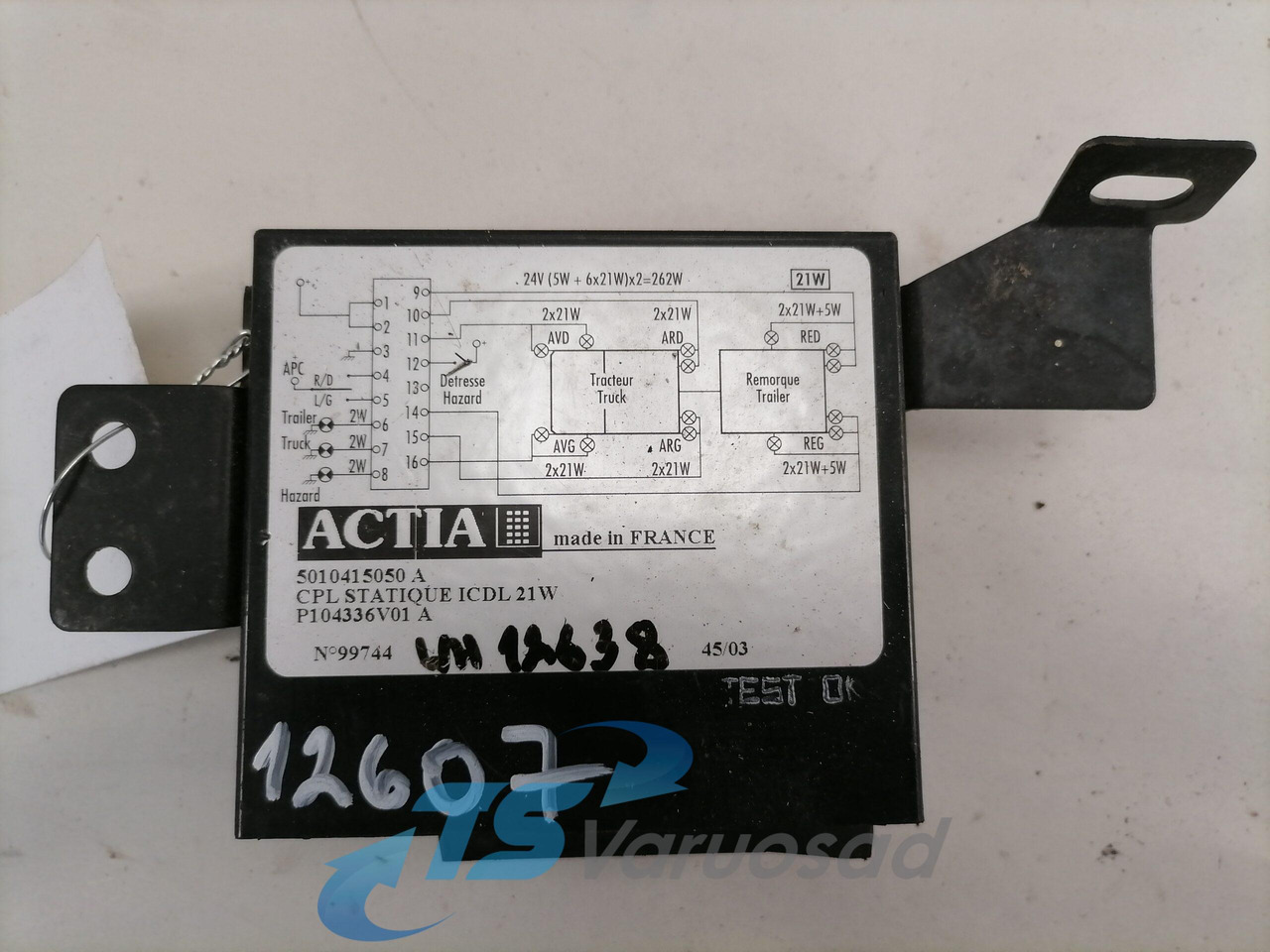 Renault Relee, suunatuled 5010415050 - ECU 트럭 용 : 사진 2 Renault Relee, suunatuled 5010415050 - ECU 트럭 용 : 사진 2