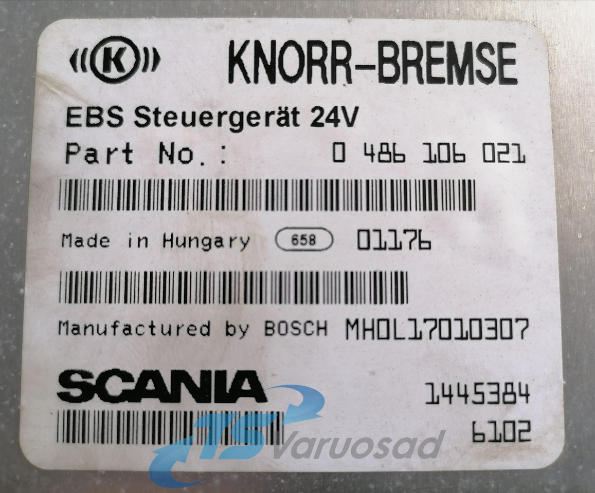 Scania Ecu, EBS 1445384 - ECU 트럭 용 : 사진 4 Scania Ecu, EBS 1445384 - ECU 트럭 용 : 사진 4