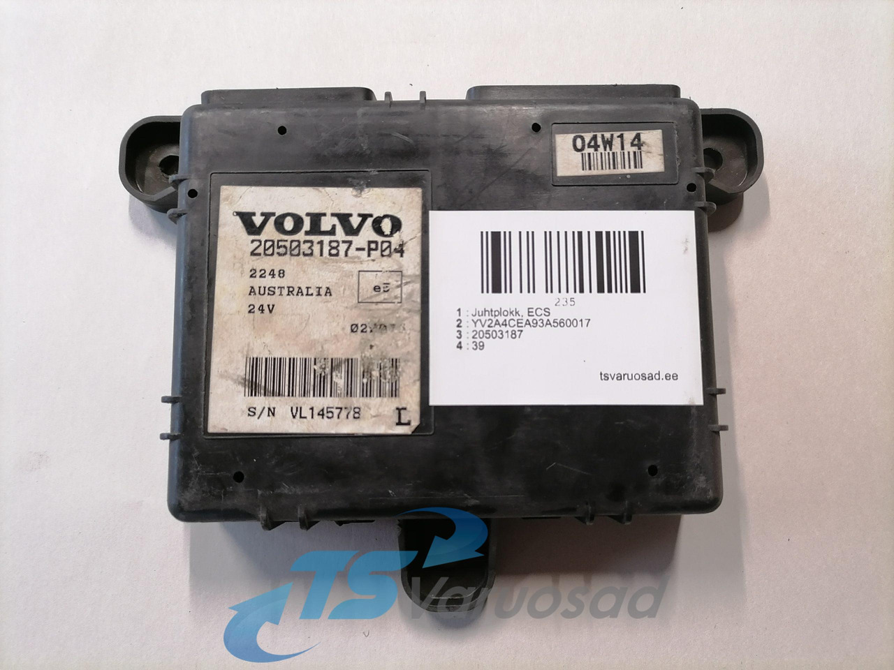 Volvo ECU, ECS 20503187 - ECU 트럭 용 : 사진 2 Volvo ECU, ECS 20503187 - ECU 트럭 용 : 사진 2