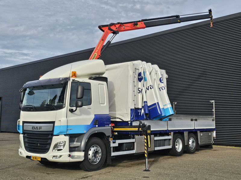 DAF CF 330 6x2 / PALFINGER CRANE / KRAN / CURTAIN - 크레인 트럭 : 사진 1 DAF CF 330 6x2 / PALFINGER CRANE / KRAN / CURTAIN - 크레인 트럭 : 사진 1