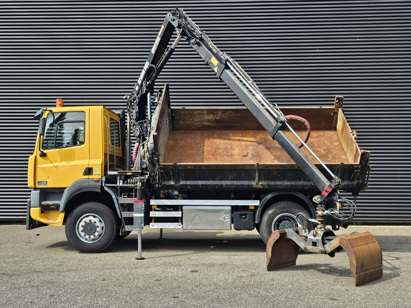 DAF CF 75.250 4X4 / HIAB CRANE + TIPPER / MANUAL / SPRING - 트럭, 크레인 트럭 : 사진 3 DAF CF 75.250 4X4 / HIAB CRANE + TIPPER / MANUAL / SPRING - 트럭, 크레인 트럭 : 사진 3