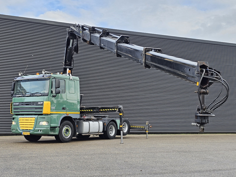 DAF XF 105.460 6X2 / HIAB 37 t/m CRANE / KRAN - 트랙터 유닛 : 사진 2 DAF XF 105.460 6X2 / HIAB 37 t/m CRANE / KRAN - 트랙터 유닛 : 사진 2