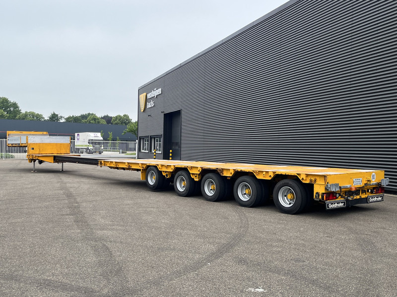 Goldhofer STZ-L 5-50/80 A / EXTENDABLE / 5 X STEERING AXLE - 저하대 세미 트레일러 : 사진 2 Goldhofer STZ-L 5-50/80 A / EXTENDABLE / 5 X STEERING AXLE - 저하대 세미 트레일러 : 사진 2