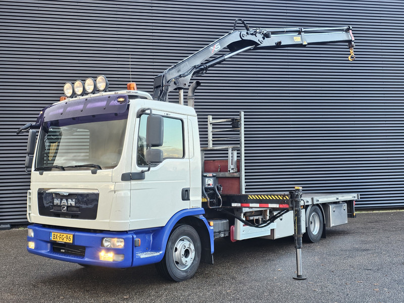 MAN TGL 12.220 / HIAB CRANE / MACHINE TRANSPORT - 크레인 트럭 : 사진 1 MAN TGL 12.220 / HIAB CRANE / MACHINE TRANSPORT - 크레인 트럭 : 사진 1
