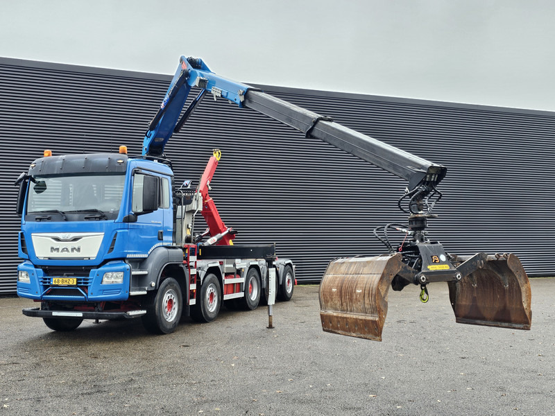 MAN TGS 47.440 BBL / 10X4 HOOKLIFT + Z CRANE - 후크 리프트 트럭, 크레인 트럭 : 사진 2 MAN TGS 47.440 BBL / 10X4 HOOKLIFT + Z CRANE - 후크 리프트 트럭, 크레인 트럭 : 사진 2