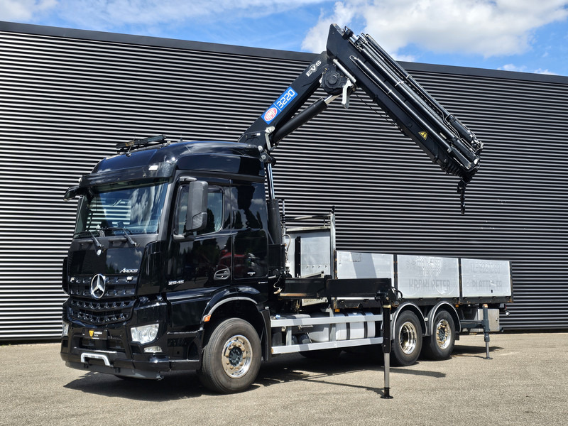 Mercedes-Benz Arocs 2545 6x2 / HMF 32 t/m CRANE / KRAN - 드롭사이드/ 플랫베드 트럭, 크레인 트럭 : 사진 2 Mercedes-Benz Arocs 2545 6x2 / HMF 32 t/m CRANE / KRAN - 드롭사이드/ 플랫베드 트럭, 크레인 트럭 : 사진 2
