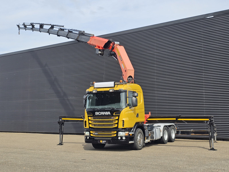 Scania G400 6x2 / PALFINGER PK 60002 / WINCH / BALLAST - 크레인 트럭 : 사진 3 Scania G400 6x2 / PALFINGER PK 60002 / WINCH / BALLAST - 크레인 트럭 : 사진 3