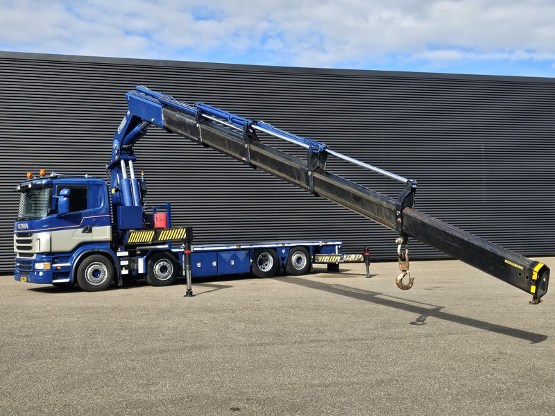 Scania R440 8x2*6 / FASSI 90 t/m CRANE / KRAN - 드롭사이드/ 플랫베드 트럭, 크레인 트럭 : 사진 3 Scania R440 8x2*6 / FASSI 90 t/m CRANE / KRAN - 드롭사이드/ 플랫베드 트럭, 크레인 트럭 : 사진 3