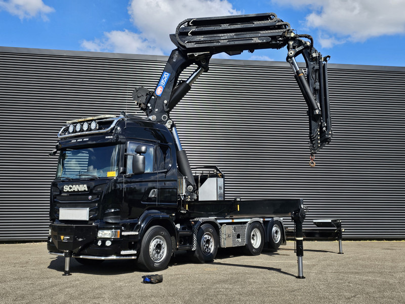 Scania R490 / 8x2 / HMF 85 TM CRANE / WINCH / JIB - 크레인 트럭 : 사진 3 Scania R490 / 8x2 / HMF 85 TM CRANE / WINCH / JIB - 크레인 트럭 : 사진 3