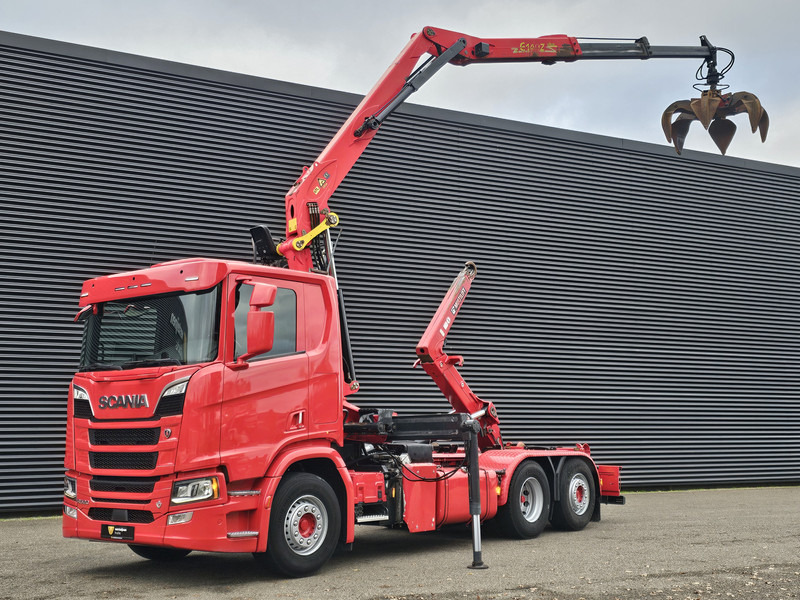 Scania R520 V8 6x2/4 / EPSILON CRANE + HOOKLIFT - 후크 리프트 트럭, 크레인 트럭 : 사진 1 Scania R520 V8 6x2/4 / EPSILON CRANE + HOOKLIFT - 후크 리프트 트럭, 크레인 트럭 : 사진 1