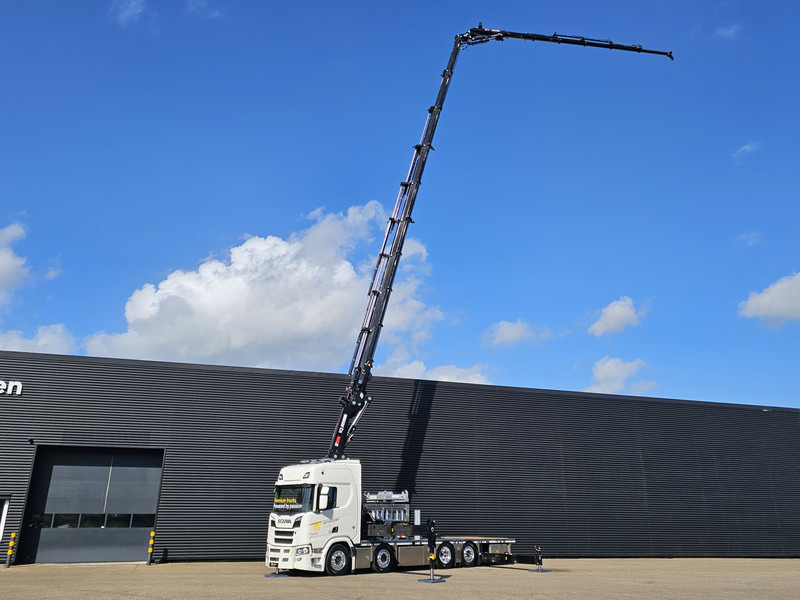 Scania R590 V8 / 8X2 / HIAB 1188 + JIB + WINCH - 드롭사이드/ 플랫베드 트럭, 크레인 트럭 : 사진 4 Scania R590 V8 / 8X2 / HIAB 1188 + JIB + WINCH - 드롭사이드/ 플랫베드 트럭, 크레인 트럭 : 사진 4