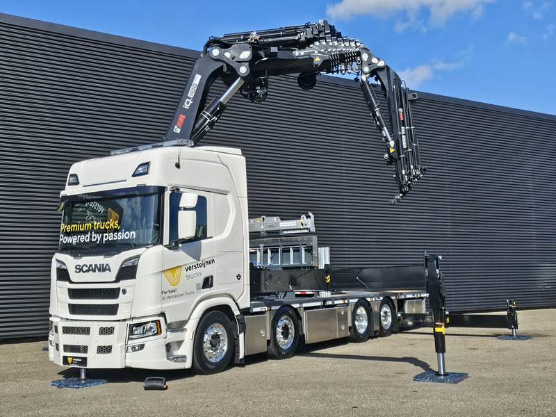 Scania R590 V8 / 8X2 / HIAB 1188 + JIB + WINCH - 드롭사이드/ 플랫베드 트럭, 크레인 트럭 : 사진 3 Scania R590 V8 / 8X2 / HIAB 1188 + JIB + WINCH - 드롭사이드/ 플랫베드 트럭, 크레인 트럭 : 사진 3