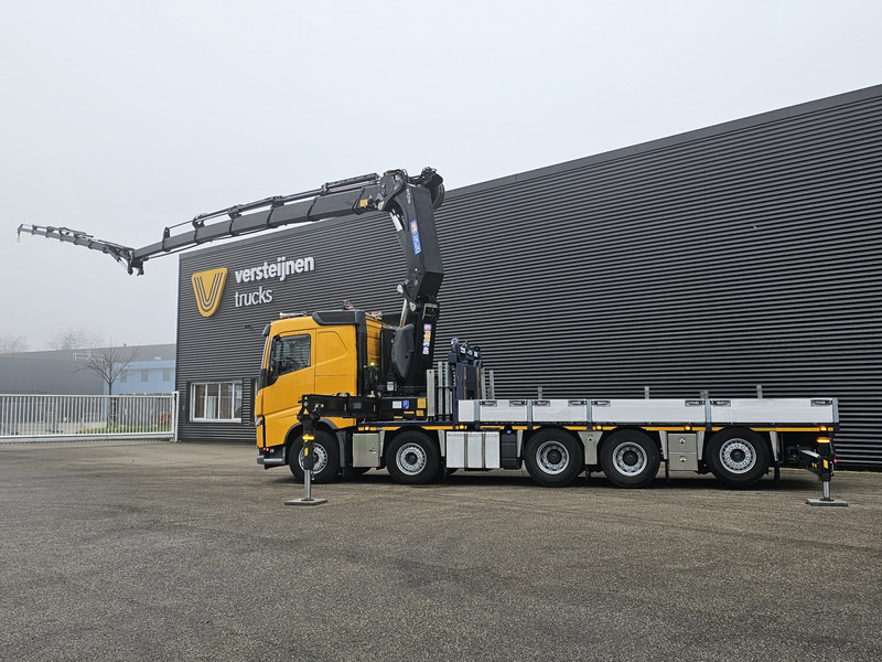 Volvo FH 420 10x4 / 85 t/m CRANE + JIB / KRAN - 드롭사이드/ 플랫베드 트럭, 크레인 트럭 : 사진 4 Volvo FH 420 10x4 / 85 t/m CRANE + JIB / KRAN - 드롭사이드/ 플랫베드 트럭, 크레인 트럭 : 사진 4