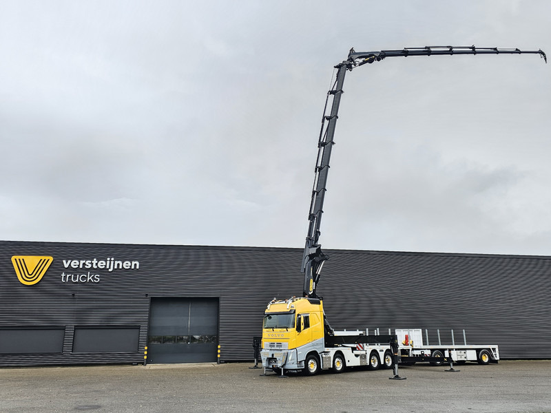 Volvo FH 540 8x4 / PALFINGER 165 TEC 7 + PJ300 / WINCH - 드롭사이드/ 플랫베드 트럭, 크레인 트럭 : 사진 3 Volvo FH 540 8x4 / PALFINGER 165 TEC 7 + PJ300 / WINCH - 드롭사이드/ 플랫베드 트럭, 크레인 트럭 : 사진 3