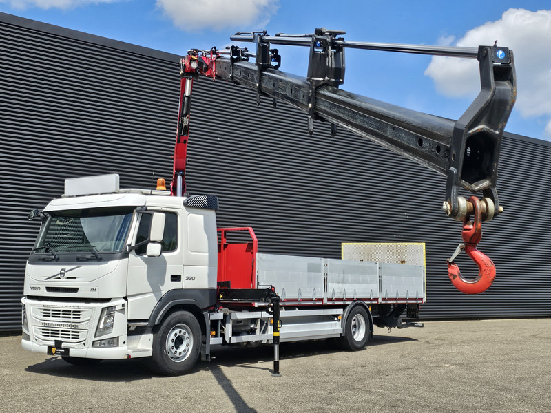 Volvo FM 330 4x2 / EFFER 12.5 t/m CRANE / KRAN - 드롭사이드/ 플랫베드 트럭, 크레인 트럭 : 사진 3 Volvo FM 330 4x2 / EFFER 12.5 t/m CRANE / KRAN - 드롭사이드/ 플랫베드 트럭, 크레인 트럭 : 사진 3