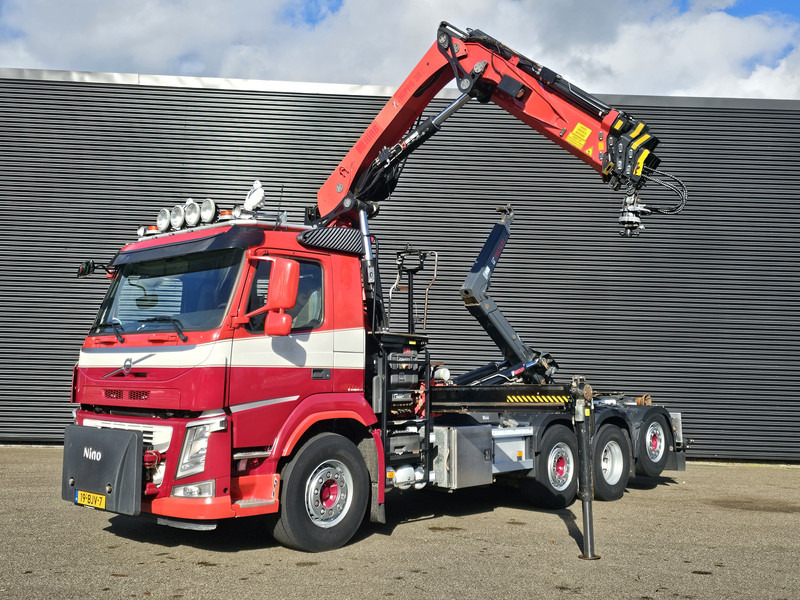 Volvo FM 420 8x2 / HIAB HOOKLIFT + 30 t/m CRANE - KRAN - 크레인 트럭 : 사진 4 Volvo FM 420 8x2 / HIAB HOOKLIFT + 30 t/m CRANE - KRAN - 크레인 트럭 : 사진 4