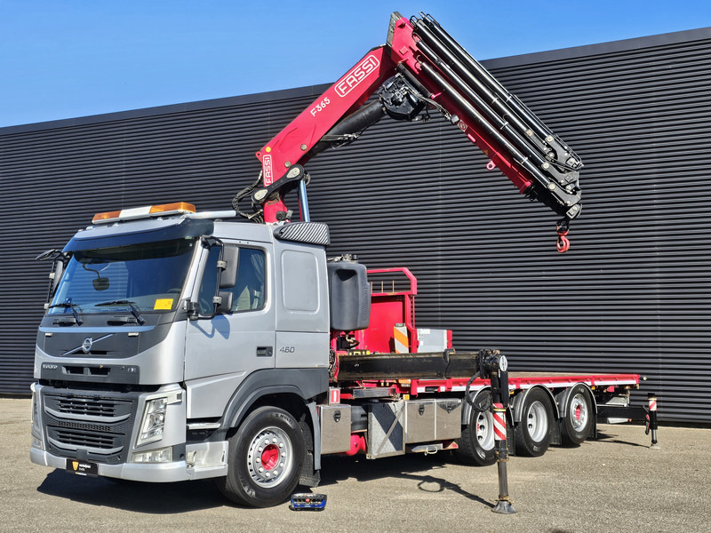 Volvo FM 460 8x4-4 / FASSI 36.5 t/m -8 x EXTENSION + WINCH - 드롭사이드/ 플랫베드 트럭, 크레인 트럭 : 사진 5 Volvo FM 460 8x4-4 / FASSI 36.5 t/m -8 x EXTENSION + WINCH - 드롭사이드/ 플랫베드 트럭, 크레인 트럭 : 사진 5