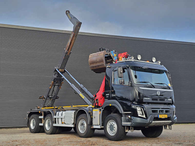Volvo FM 460 8x6 / PALFINGER EPSILON / HOOKLIFT - 후크 리프트 트럭, 크레인 트럭 : 사진 4 Volvo FM 460 8x6 / PALFINGER EPSILON / HOOKLIFT - 후크 리프트 트럭, 크레인 트럭 : 사진 4