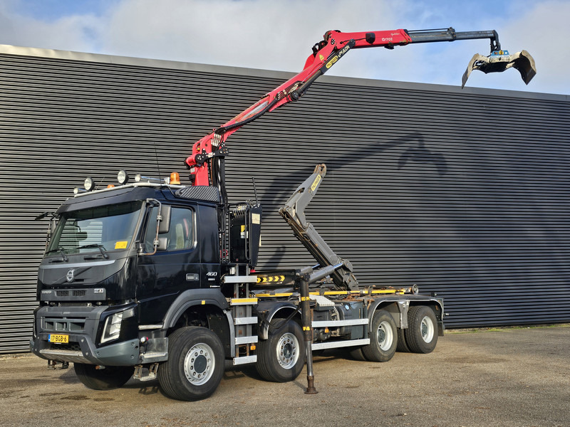 Volvo FM 460 8x6 / PALFINGER EPSILON / HOOKLIFT - 후크 리프트 트럭, 크레인 트럭 : 사진 1 Volvo FM 460 8x6 / PALFINGER EPSILON / HOOKLIFT - 후크 리프트 트럭, 크레인 트럭 : 사진 1