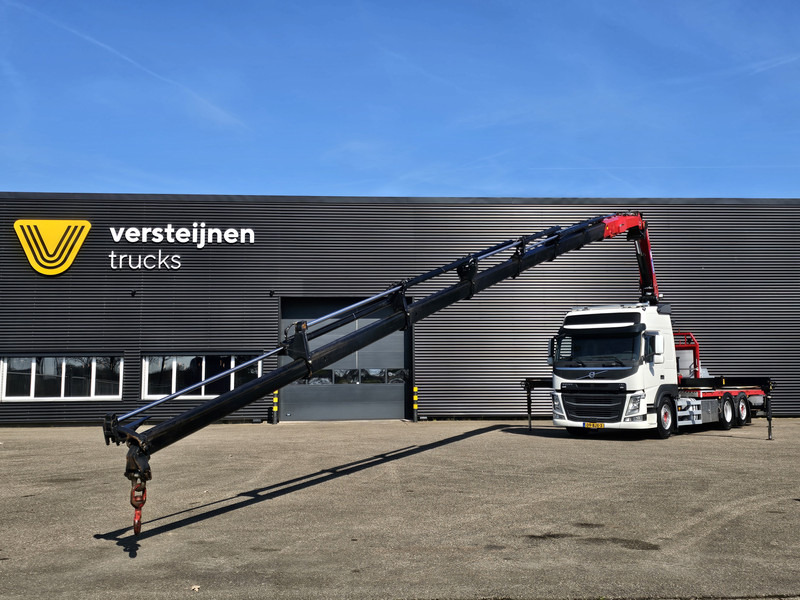 Volvo FM500 / 6x2 / HMF 32TM / KRAN / CRANE - 드롭사이드/ 플랫베드 트럭, 크레인 트럭 : 사진 4 Volvo FM500 / 6x2 / HMF 32TM / KRAN / CRANE - 드롭사이드/ 플랫베드 트럭, 크레인 트럭 : 사진 4