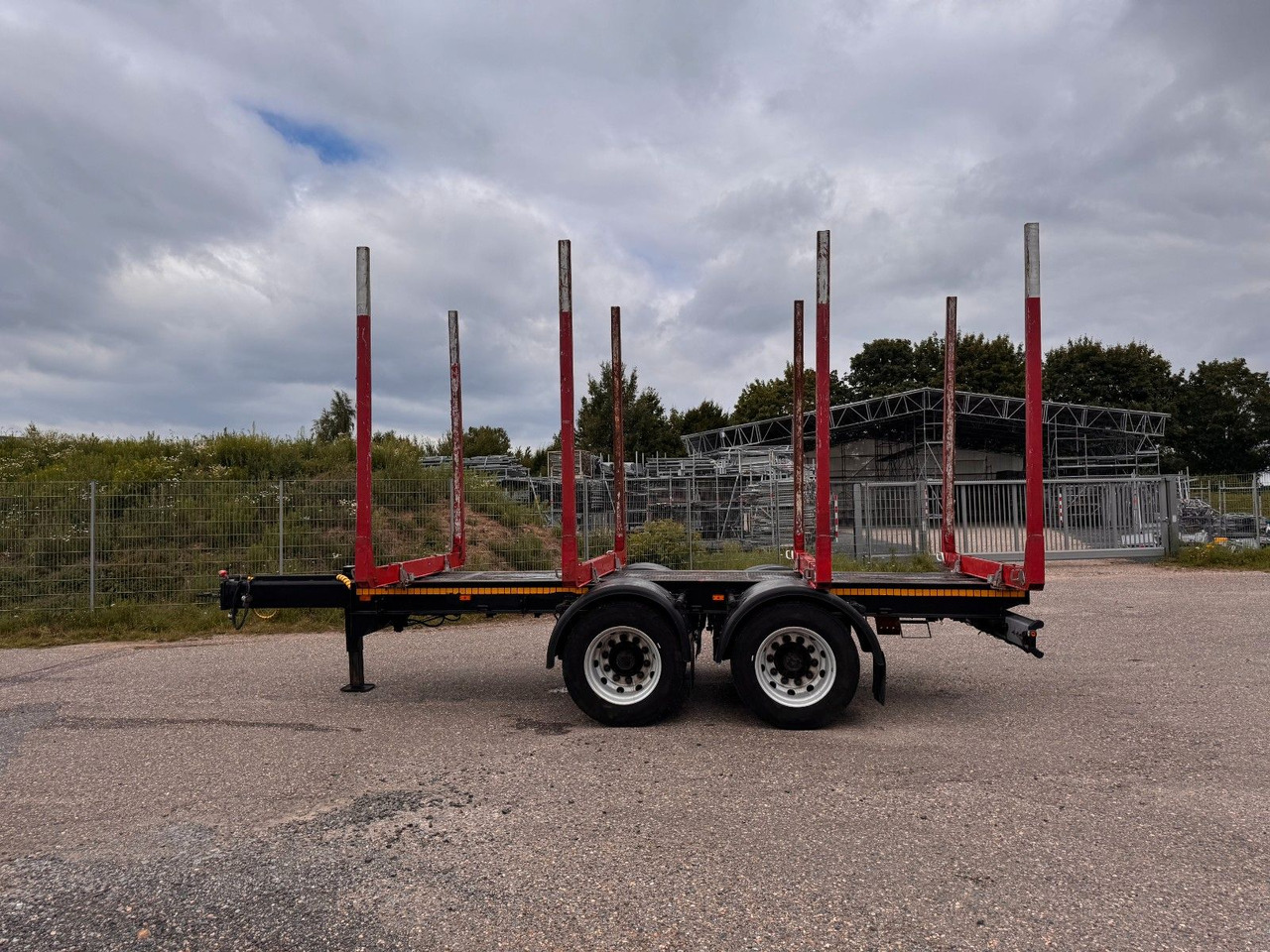 Goldhofer Glogger 2 Achser 14,5 m 18 to. Holztransporter - 목재 트레일러 : 사진 1 Goldhofer Glogger 2 Achser 14,5 m 18 to. Holztransporter - 목재 트레일러 : 사진 1