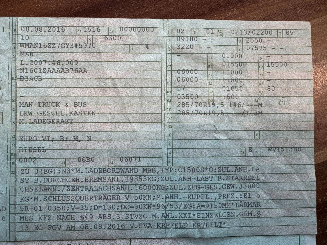 MAN 15.290 4X2 Koffer mit Hebebühne AHK - 박스 트럭 : 사진 2 MAN 15.290 4X2 Koffer mit Hebebühne AHK - 박스 트럭 : 사진 2