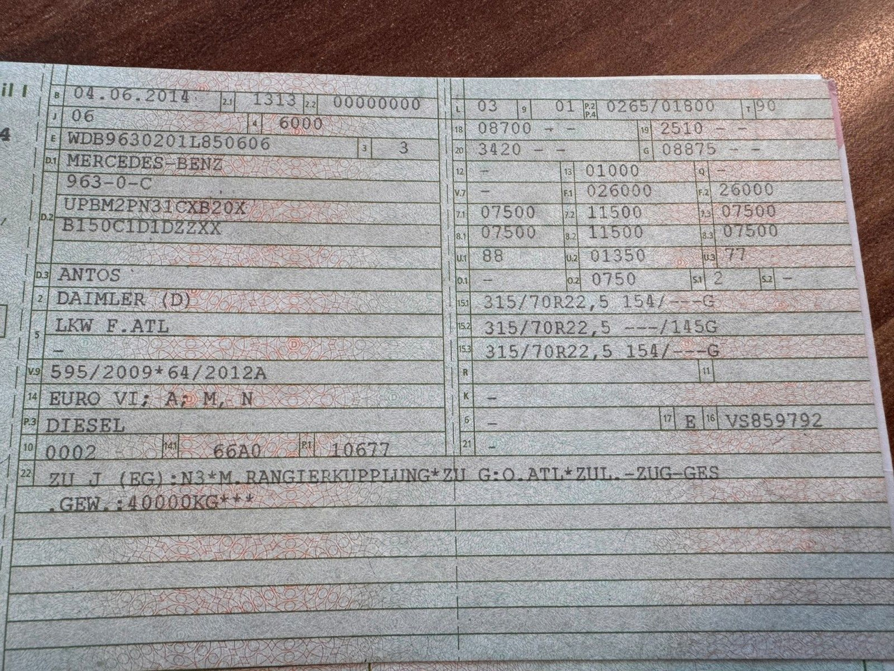 Mercedes-Benz 2536 ADR Valid & kipphydraulik für Gastank - 유조트럭 : 사진 2 Mercedes-Benz 2536 ADR Valid & kipphydraulik für Gastank - 유조트럭 : 사진 2