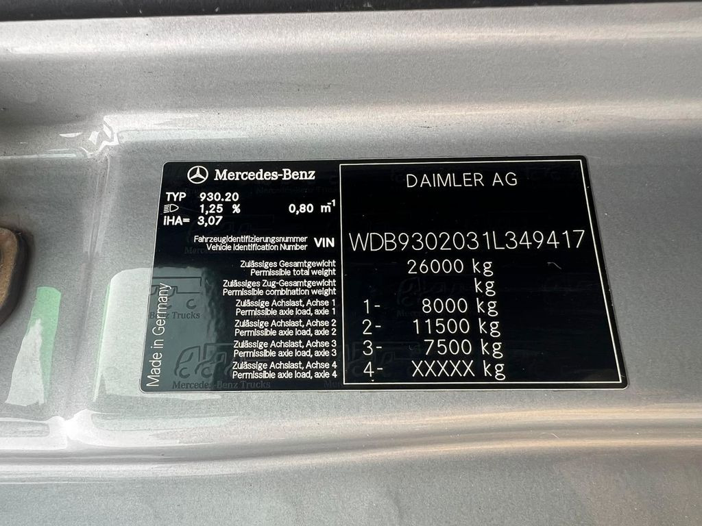 Mercedes-Benz 2541 6X2 Marrel Abroller Hydr. Verriegelung - 후크 리프트 트럭 : 사진 4 Mercedes-Benz 2541 6X2 Marrel Abroller Hydr. Verriegelung - 후크 리프트 트럭 : 사진 4